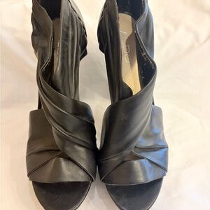 Aldo Elegant Black Heeled Sandals